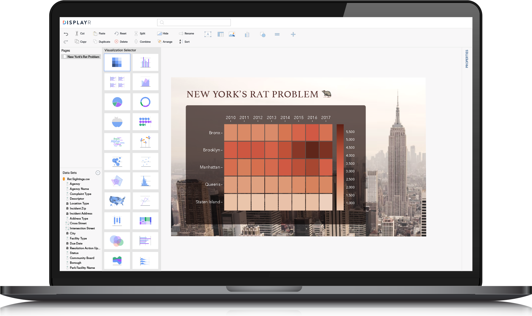 Heat Map Generator in Displayr